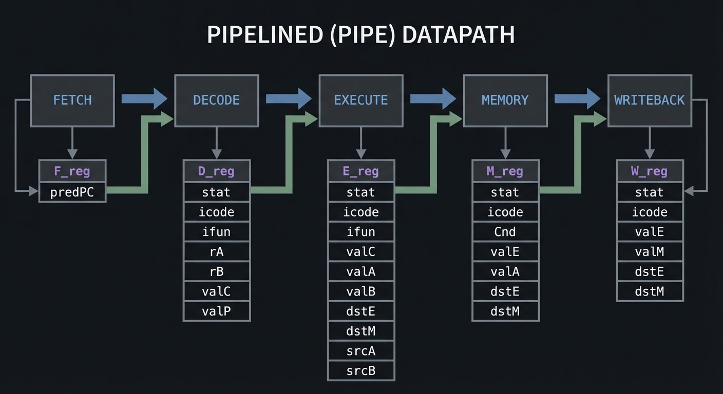 Pipelined (PIPE) Datapath Diagram