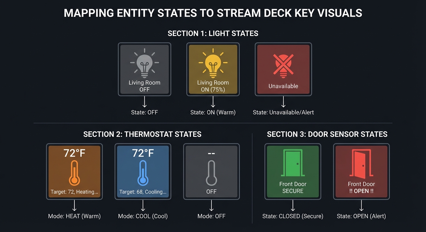 Entity State to Key Visuals Mapping