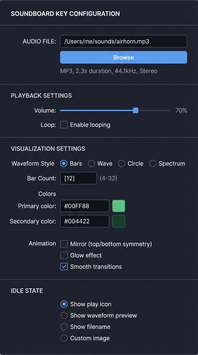 Property Inspector Configuration Panel