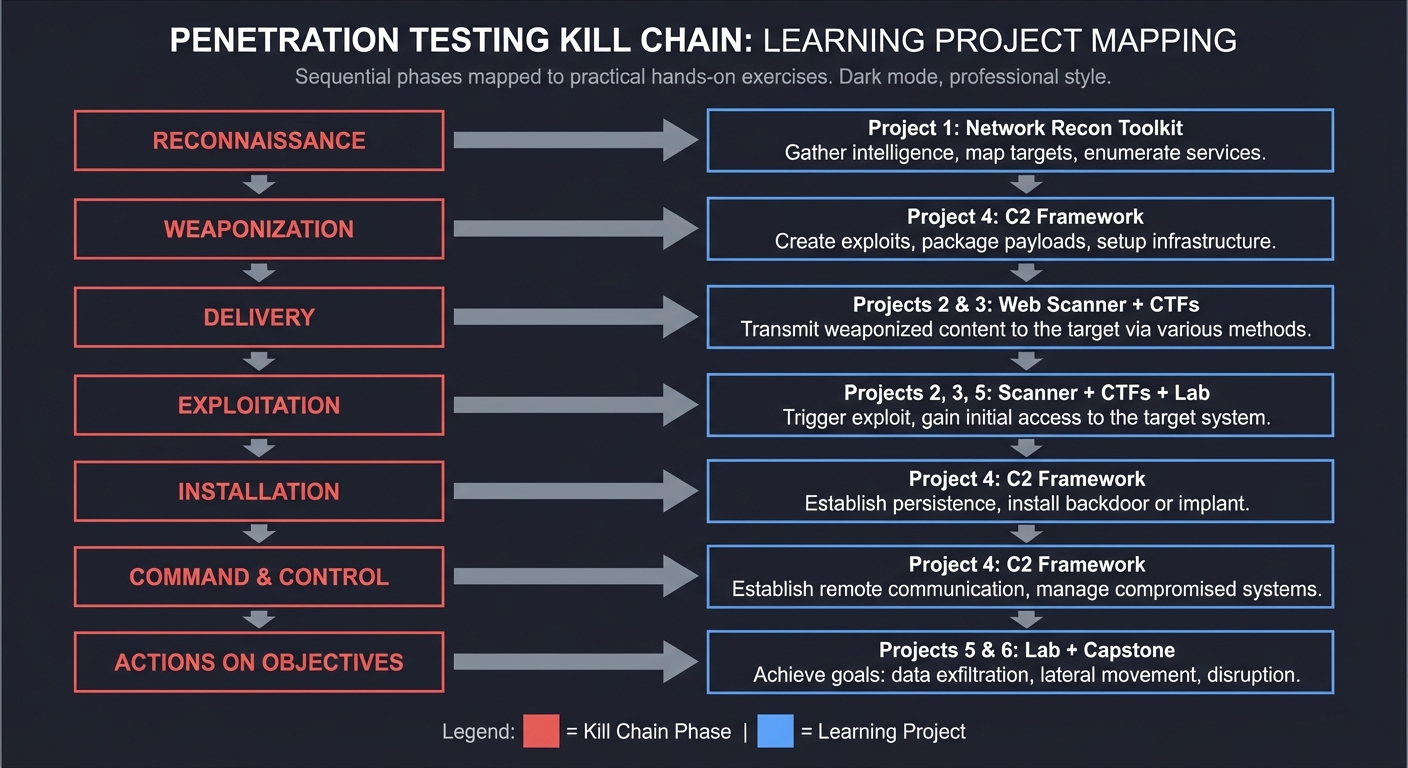 Penetration Testing Kill Chain - Project Mapping