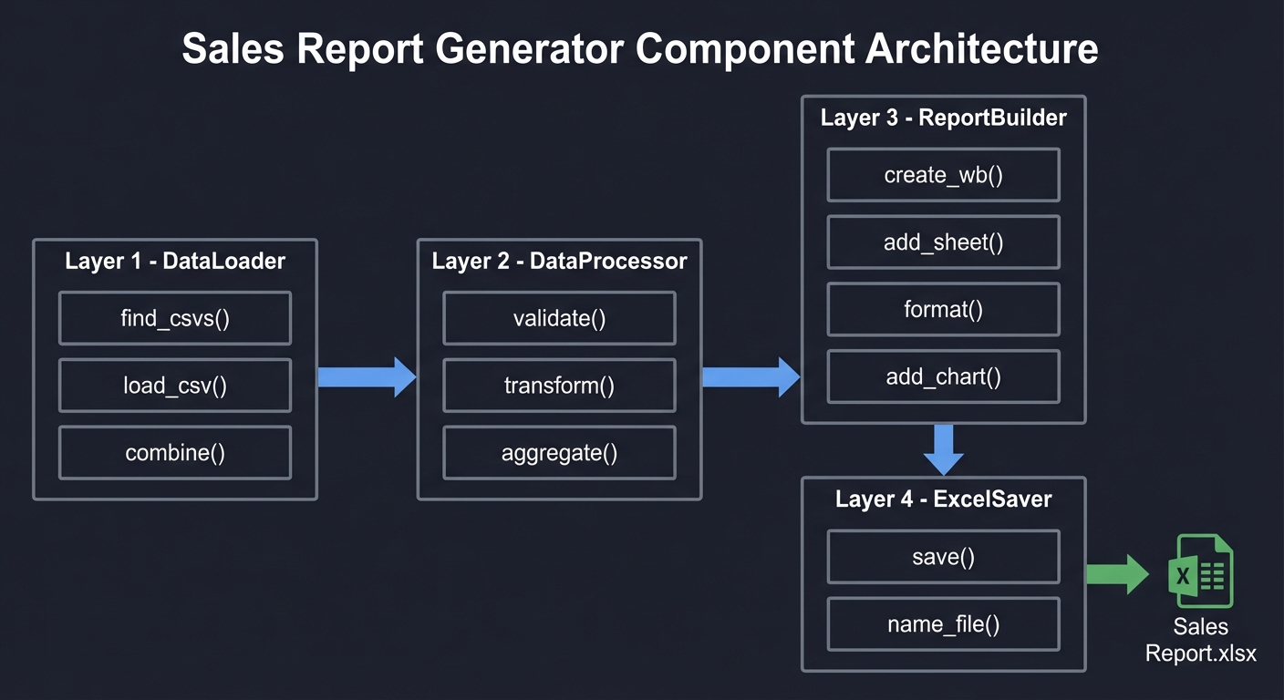 Sales Report Generator Component Design