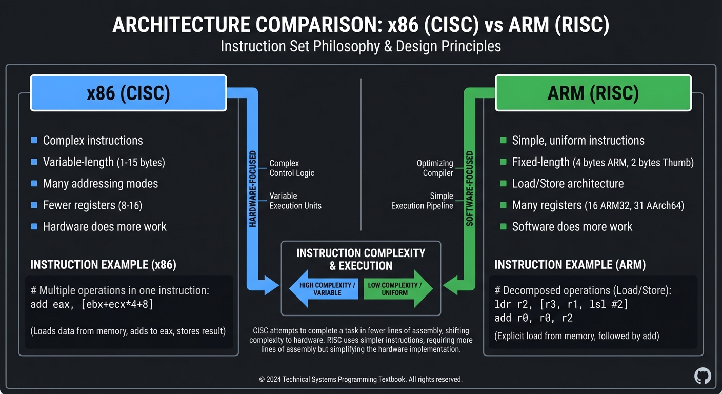 ARM vs x86 Architecture Comparison