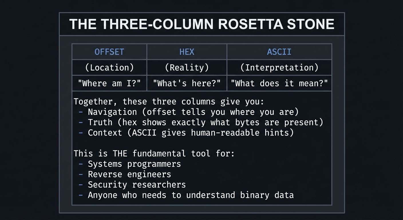 Three-Column Rosetta Stone