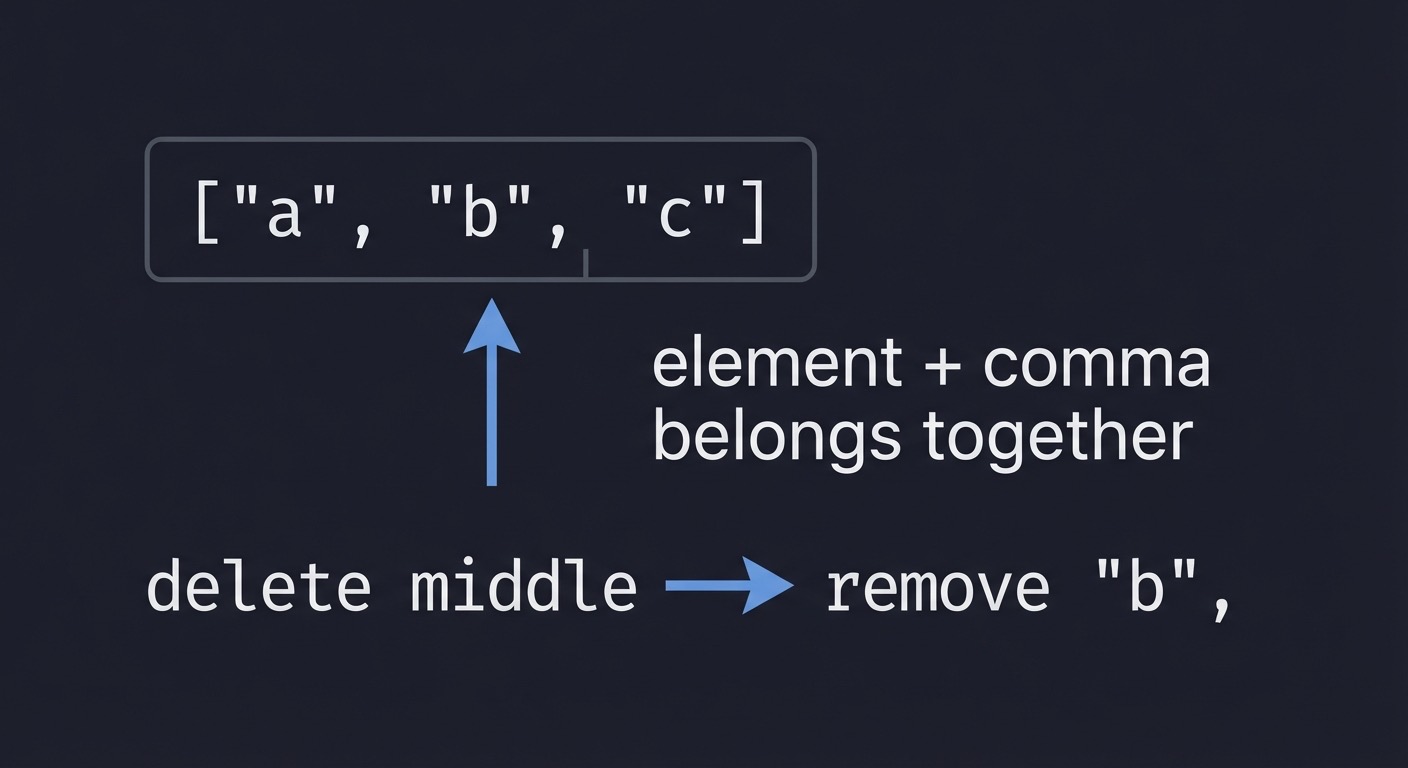 Array element boundary