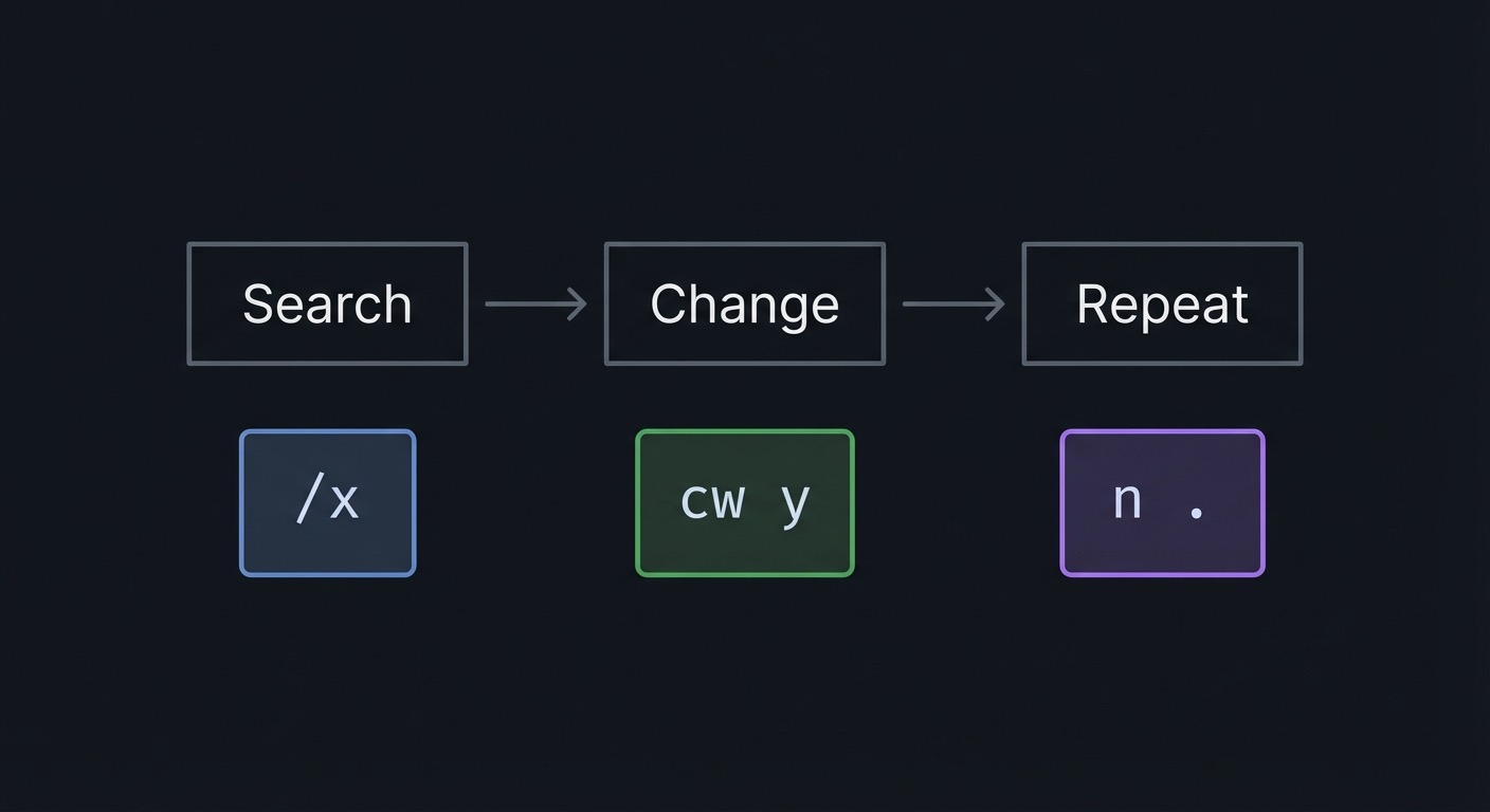 Search change repeat