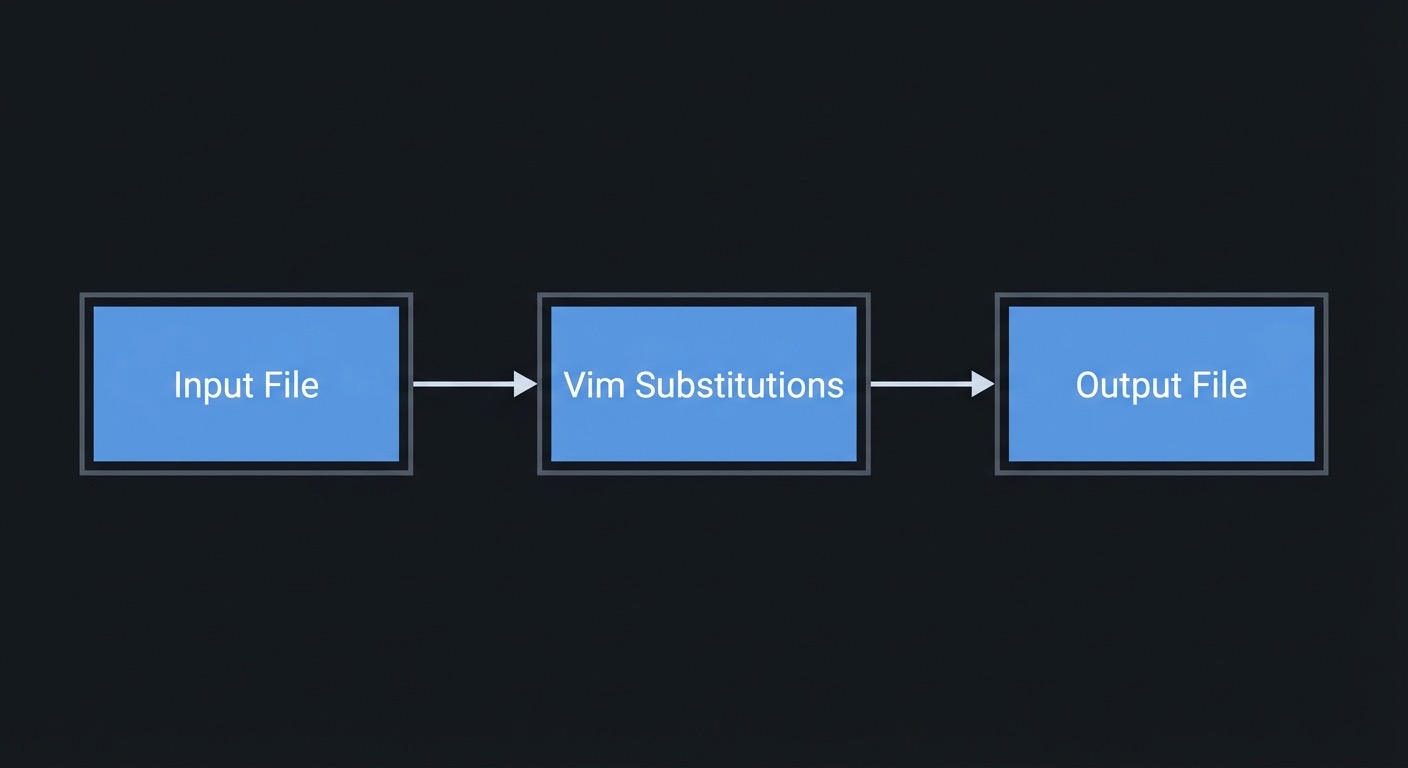 Substitution pipeline