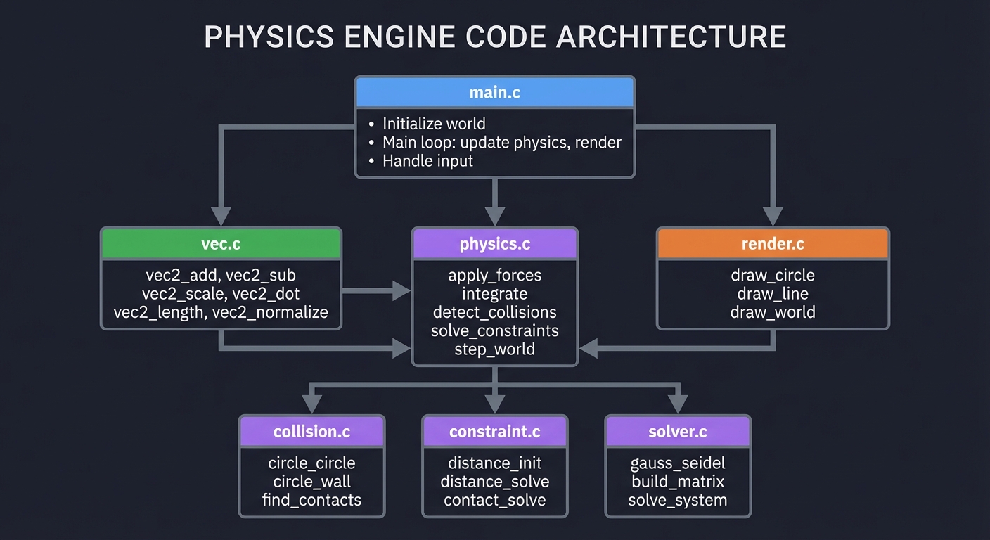 Physics Engine Code Architecture