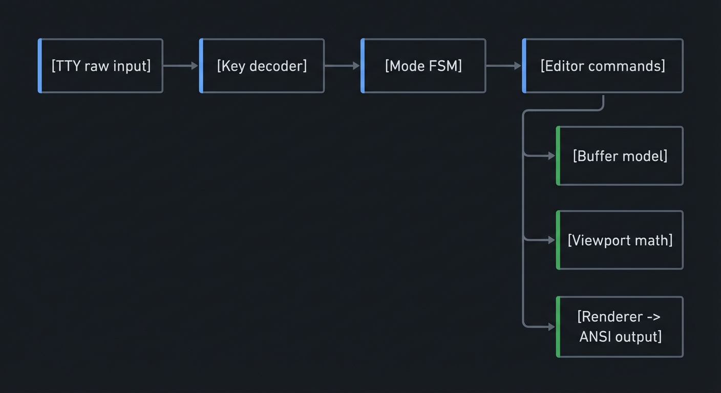Editor input pipeline