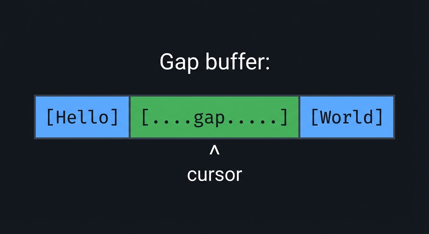Gap buffer example