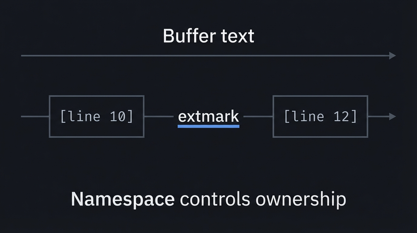 Extmark across lines