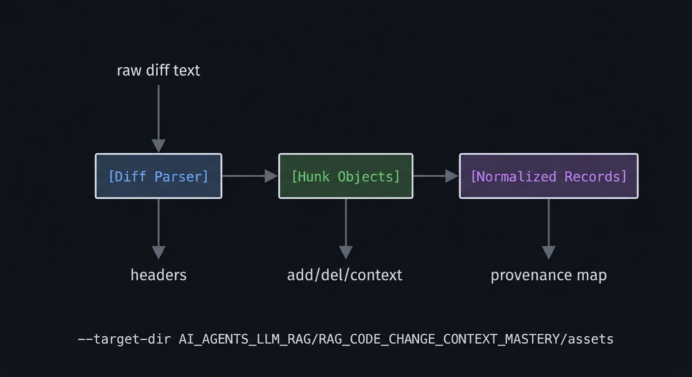 Project 2: Diff Normalizer and Hunk Parser mental model