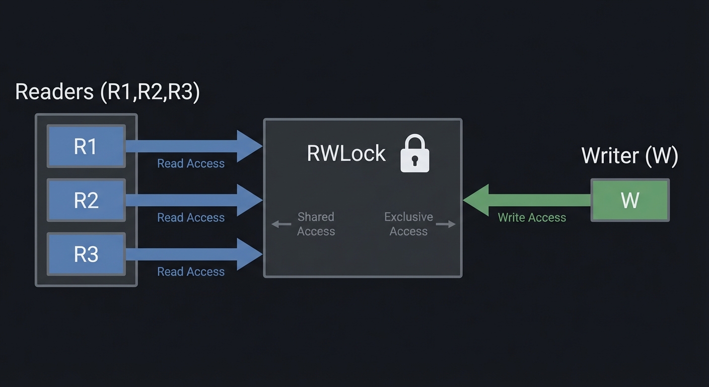 Reader-writer lock access
