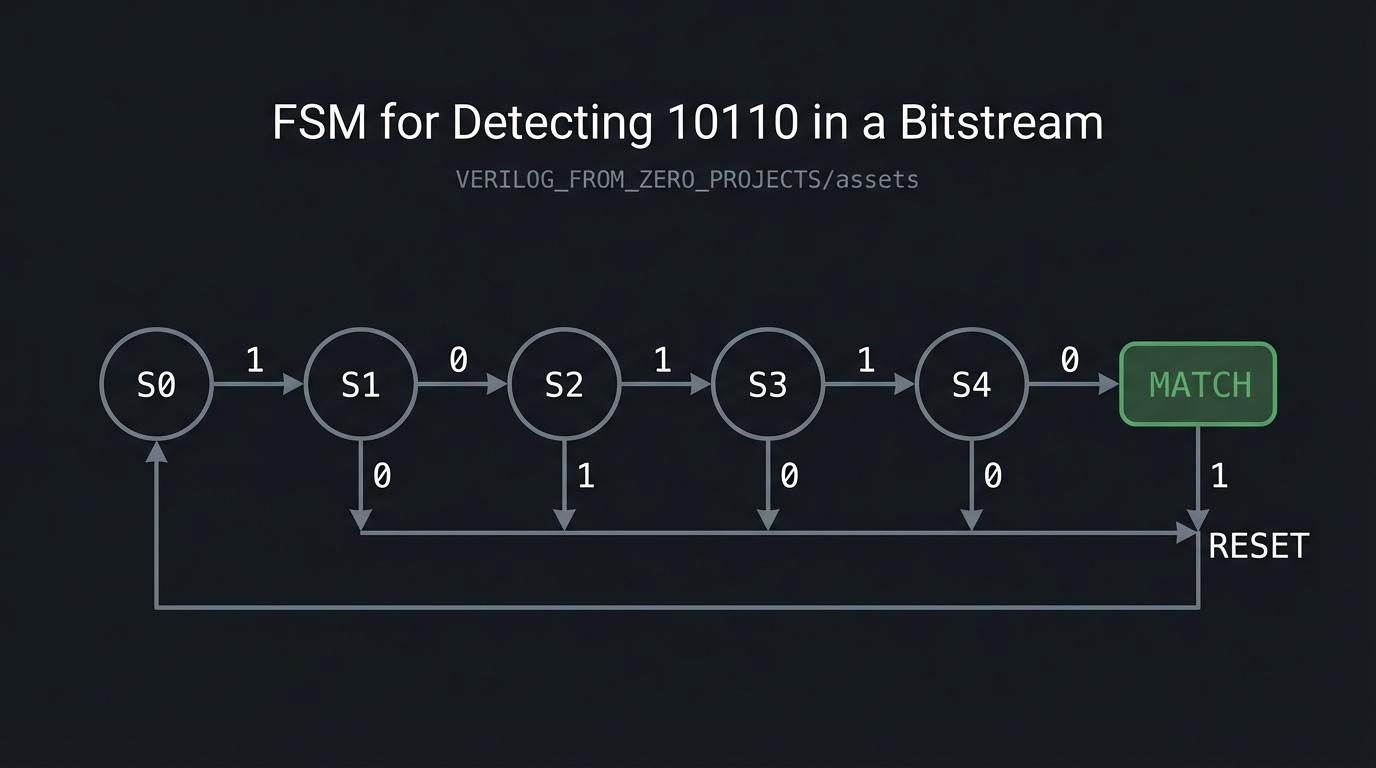 Pattern detector FSM