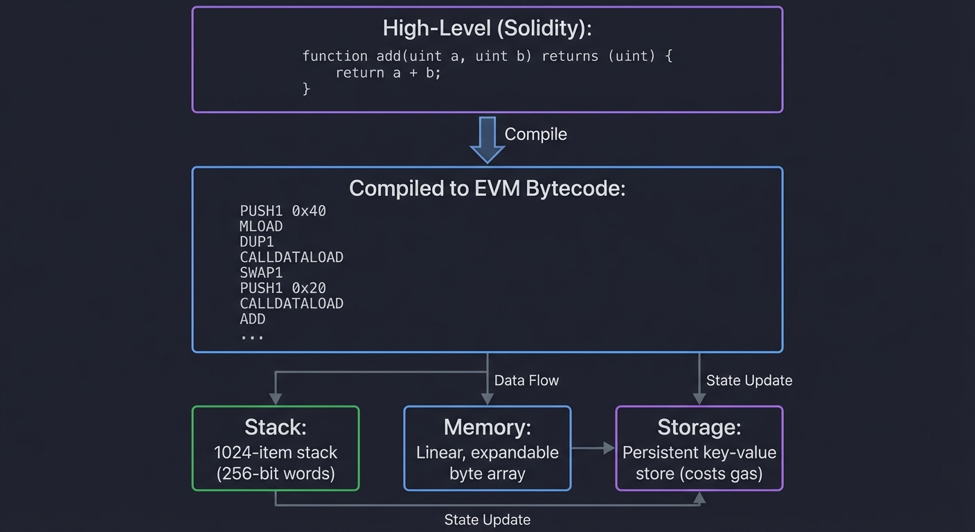 Ethereum Virtual Machine (EVM) Execution Architecture