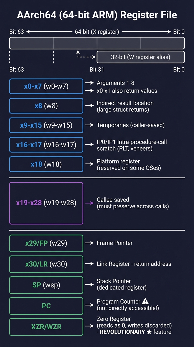 AArch64 Register File
