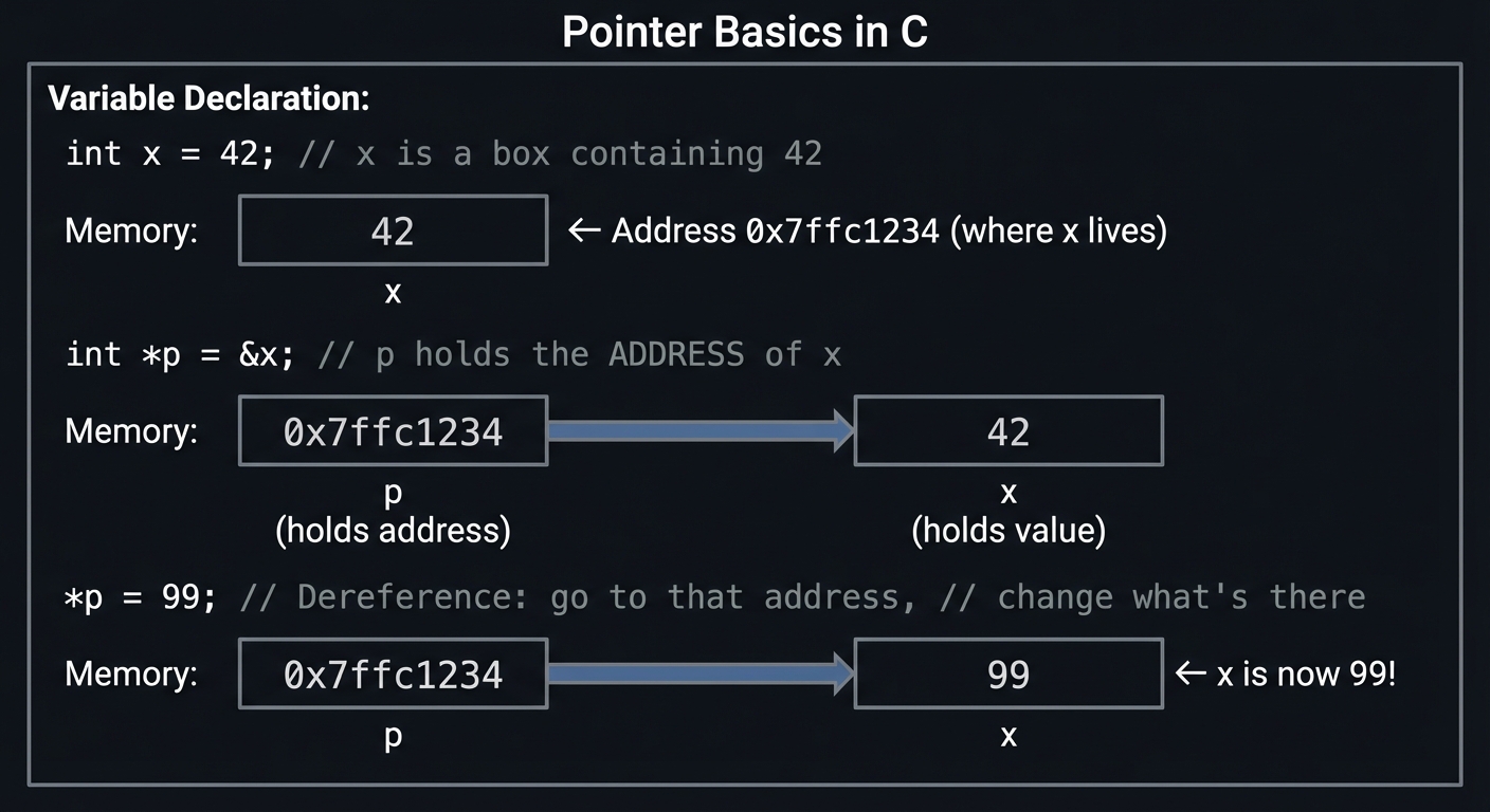 Pointer basics diagram