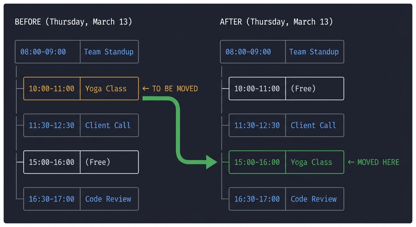 Calendar Event Optimization