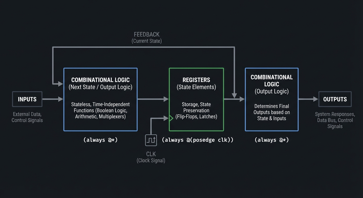 Combinational and sequential pipeline