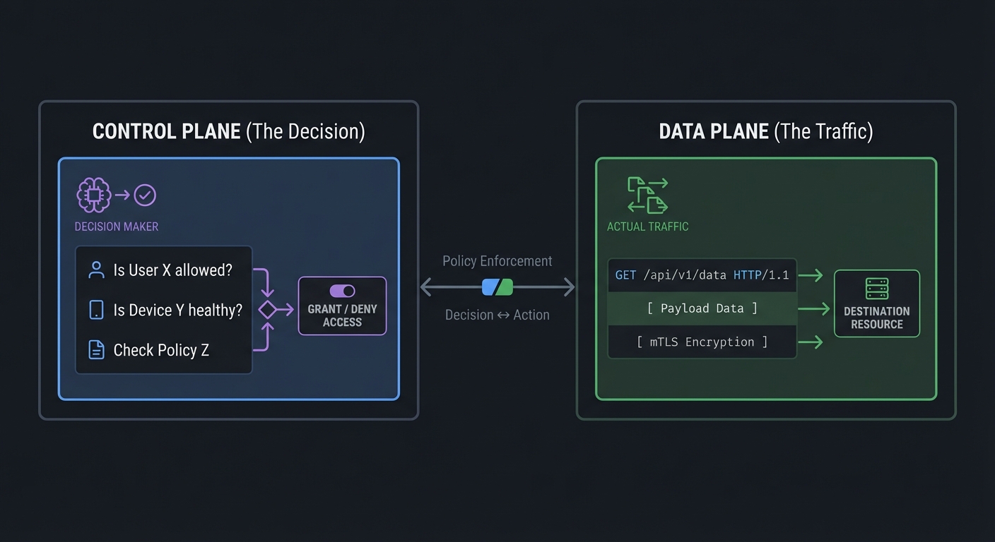 Control Plane vs Data Plane