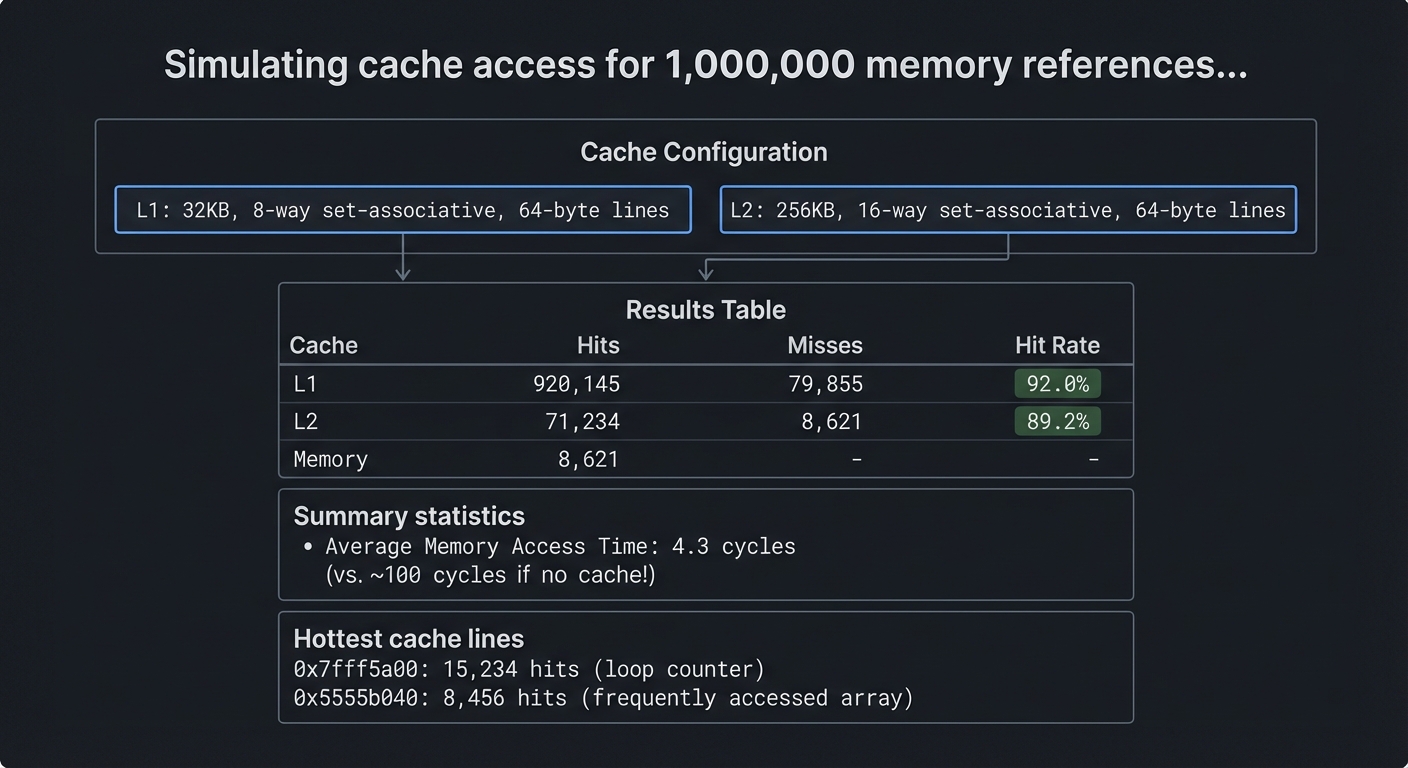 Cache Simulation Results