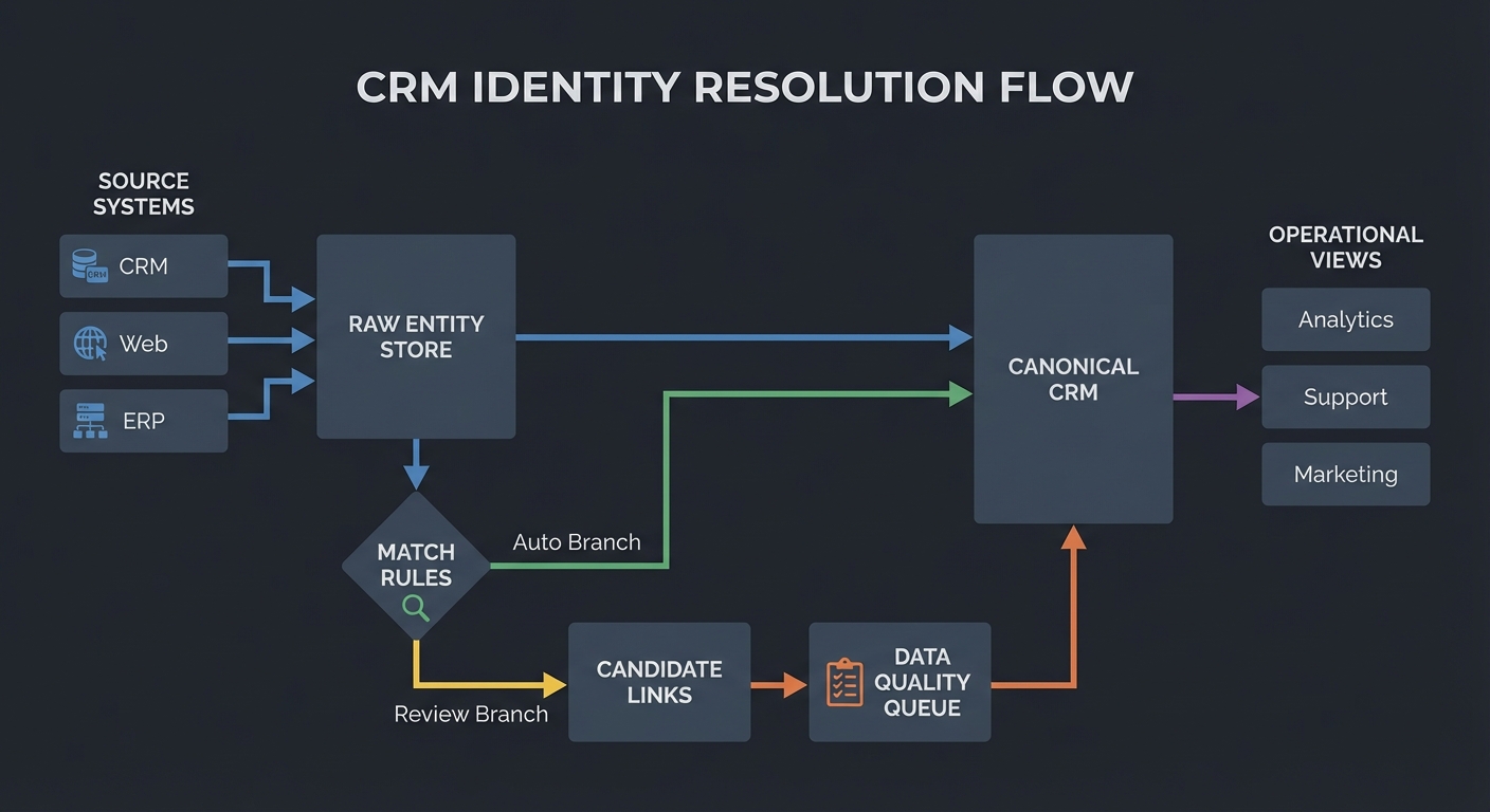 CRM Identity Resolution Flow