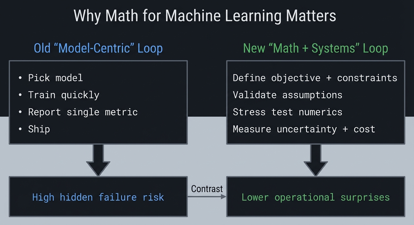 Why Math for Machine Learning Matters