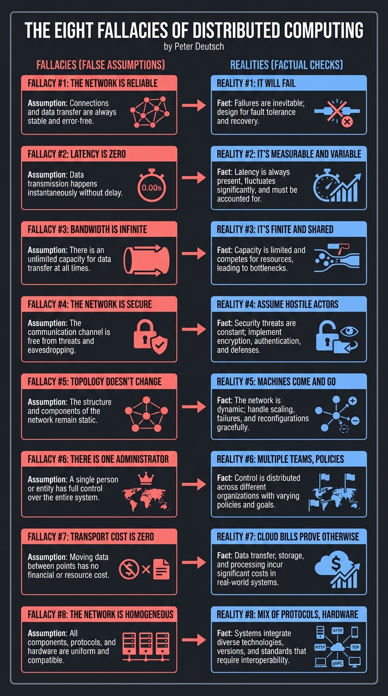 Eight Fallacies of Distributed Computing