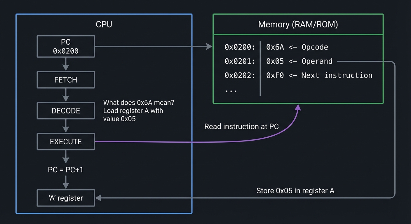 Fetch-Decode-Execute Cycle Diagram