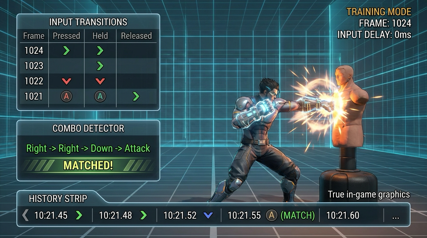Project 3 Input Mapping and Command Buffer Window Mockup