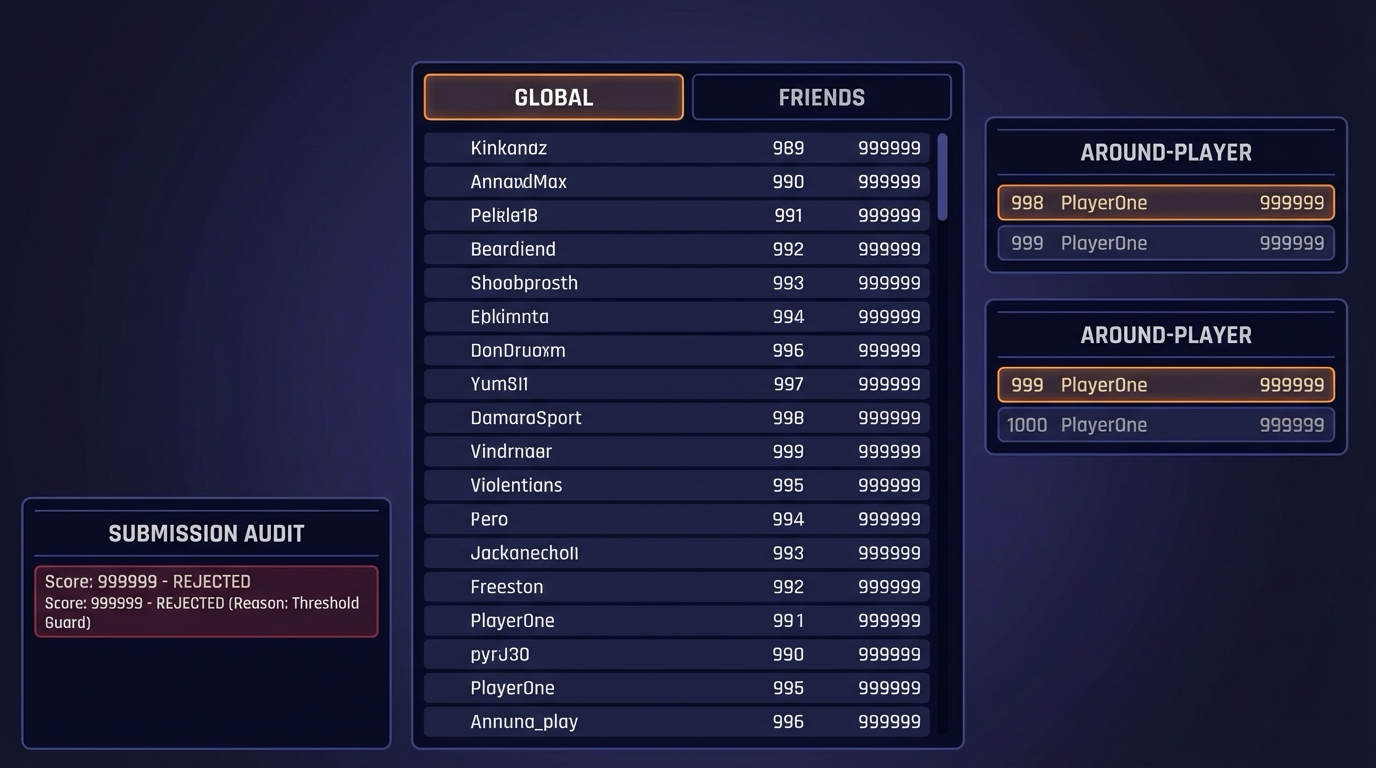 Project 15 Leaderboards and Fairness Guards Window Mockup