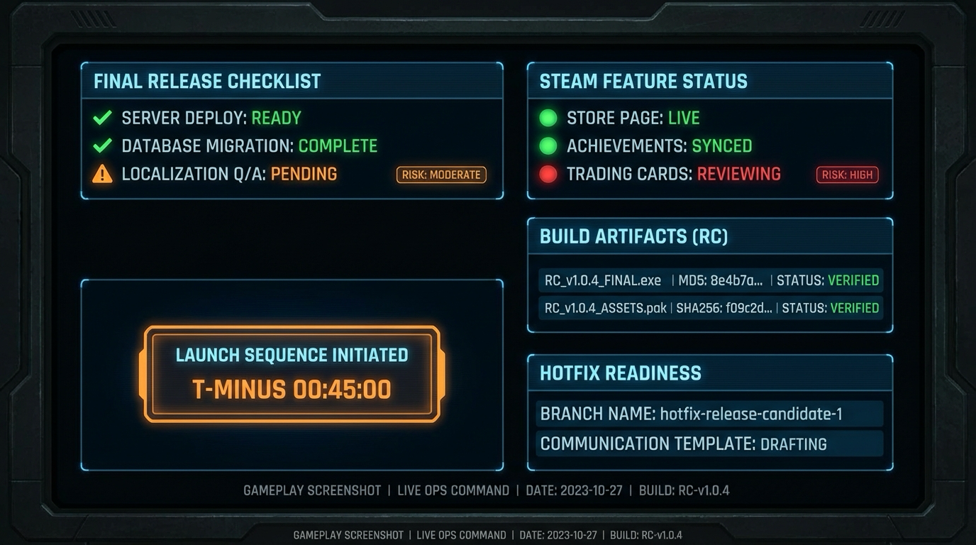 Project 21 Ship a Complete Steam Game Window Mockup