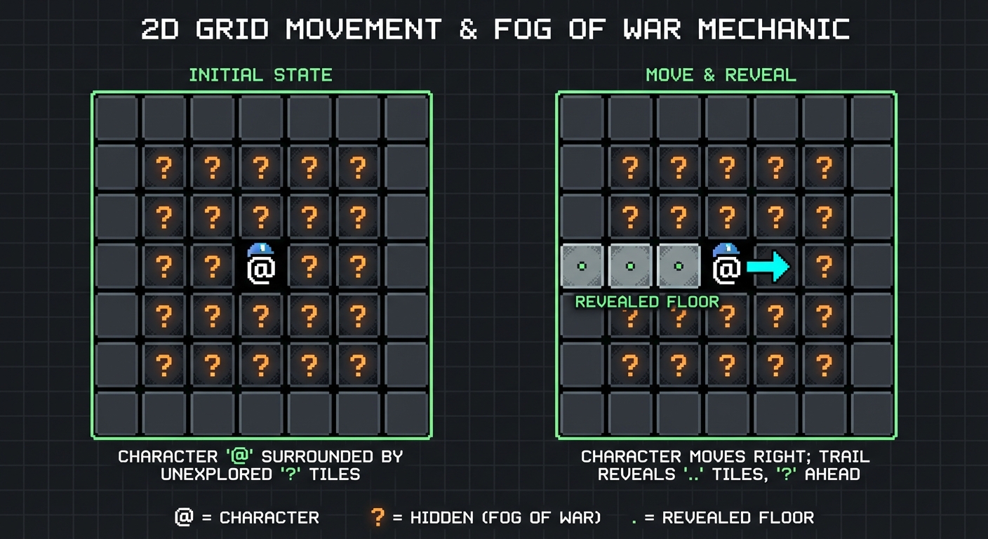 Grid Walker Fog of War