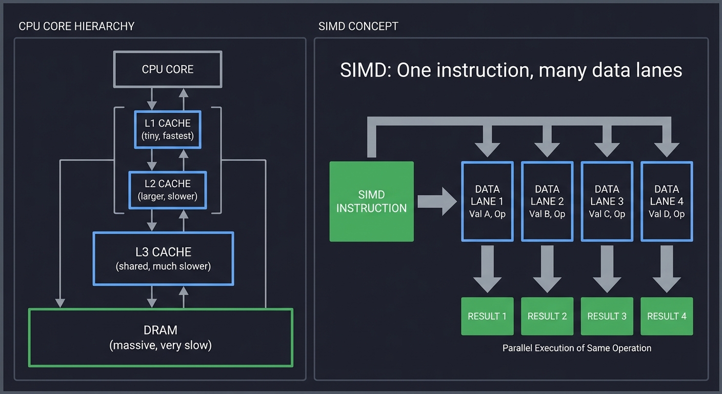 Hardware Reality - Cache Hierarchy and SIMD