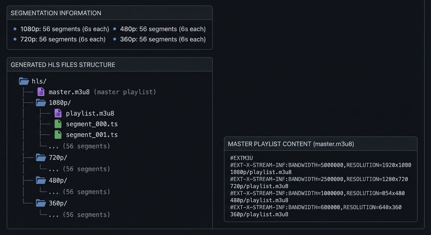 HLS Directory Structure and Master Playlist