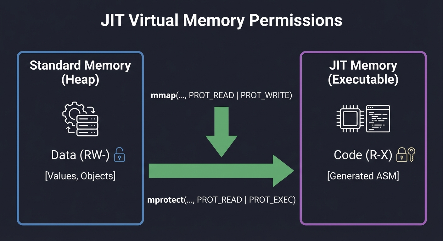 JIT Memory Permissions
