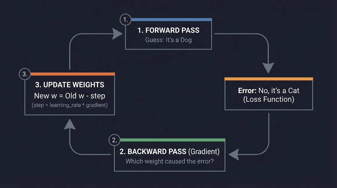 Learning Cycle - Gradient Descent