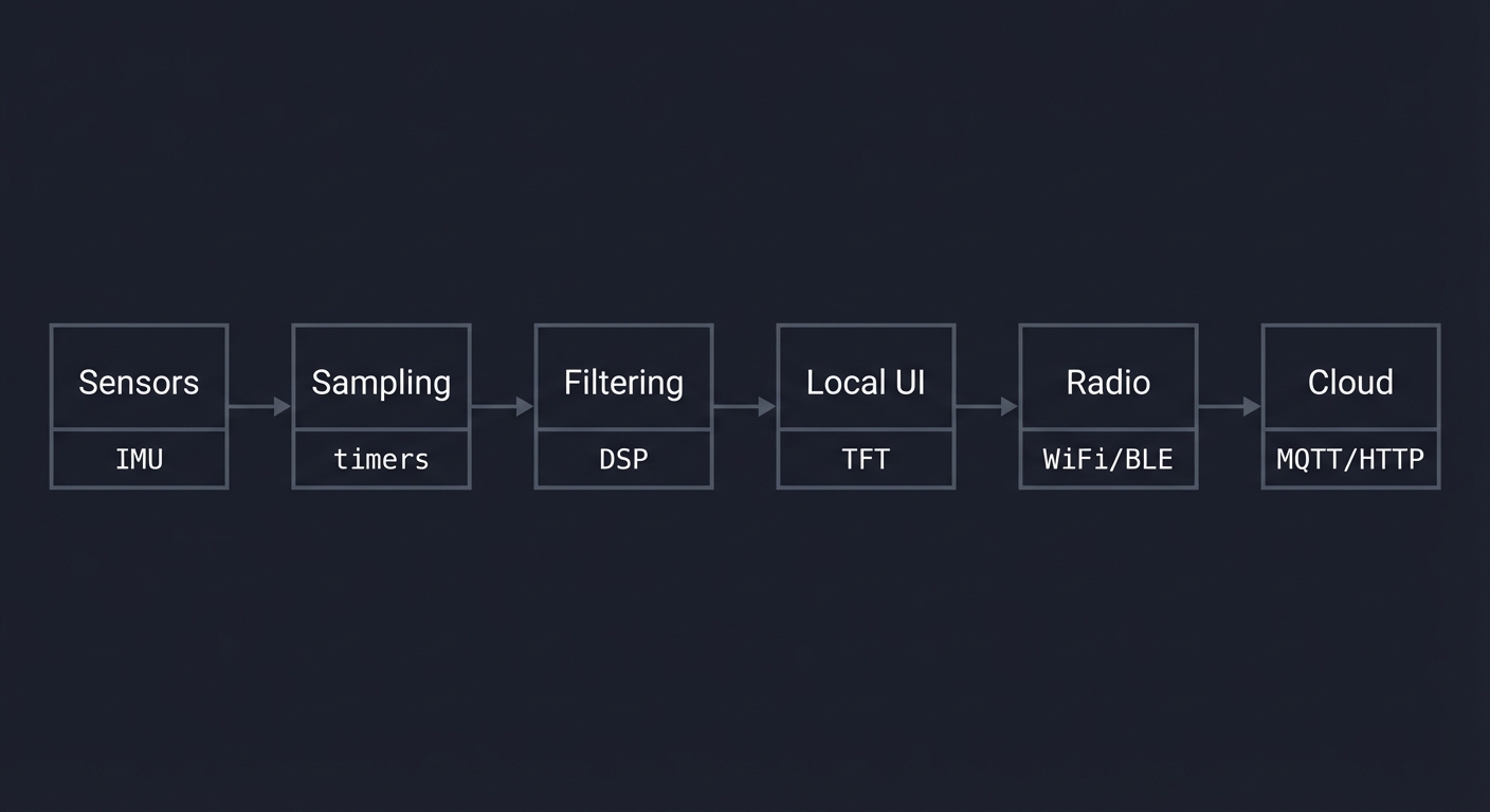 m5stickc sensor to cloud pipeline