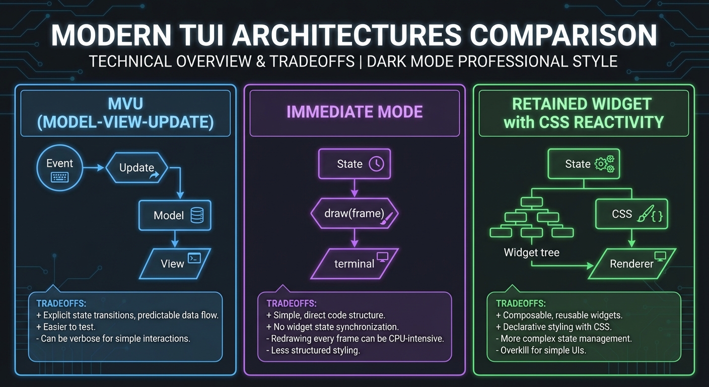 Modern TUI Architectures