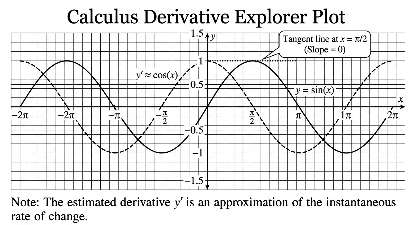 Derivative explorer outcome illustration