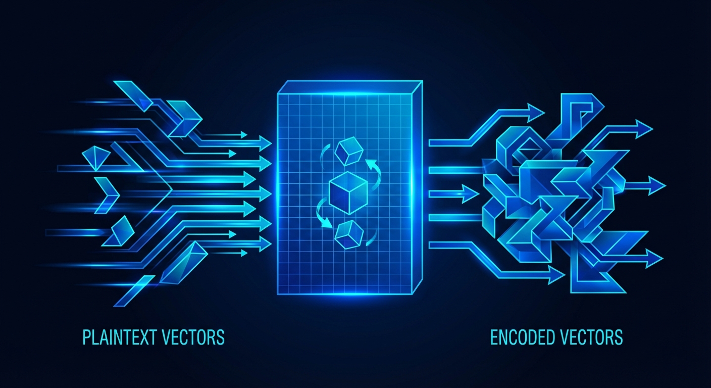 Matrix encoder outcome illustration
