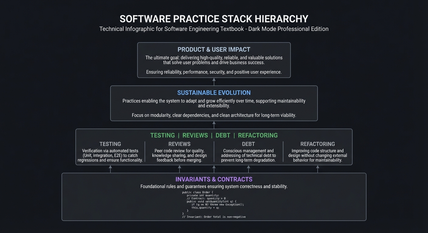 Software Practice Stack Hierarchy