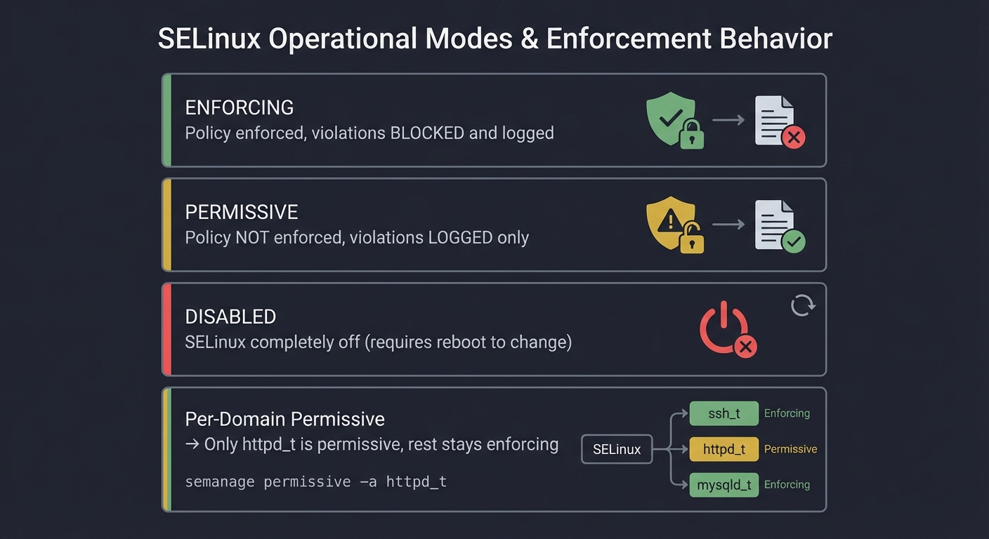 SELinux Operational Modes