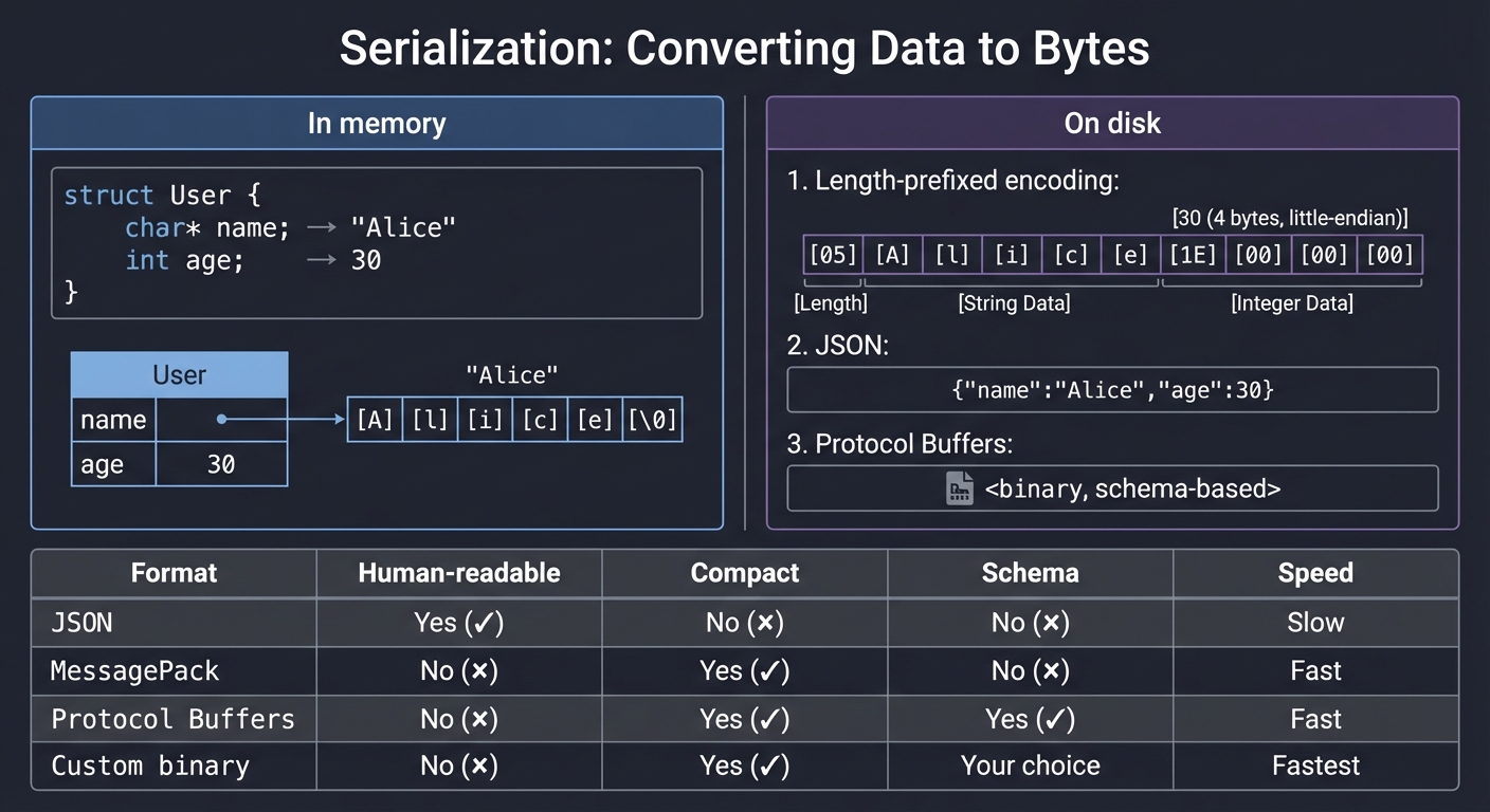 Serialization Formats Comparison