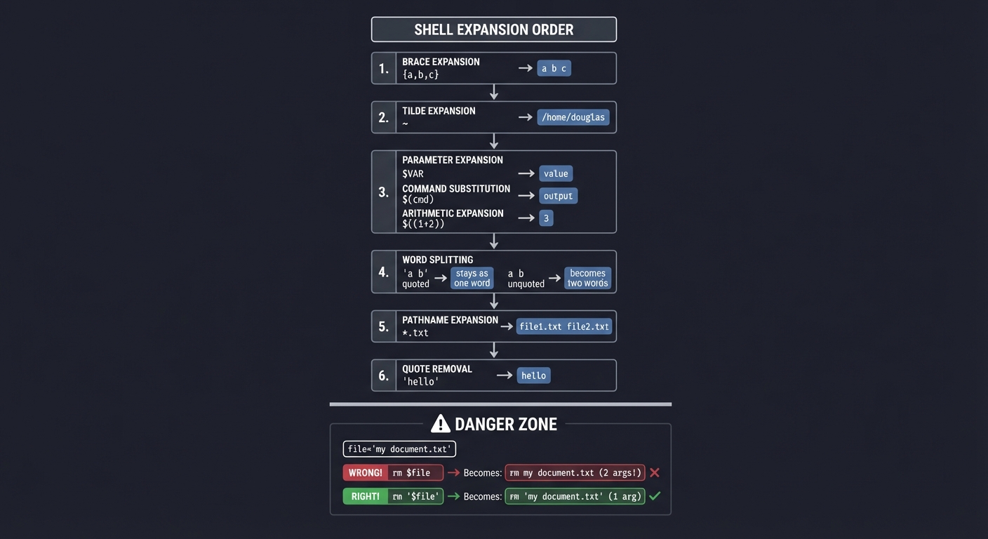 Shell Expansion Order