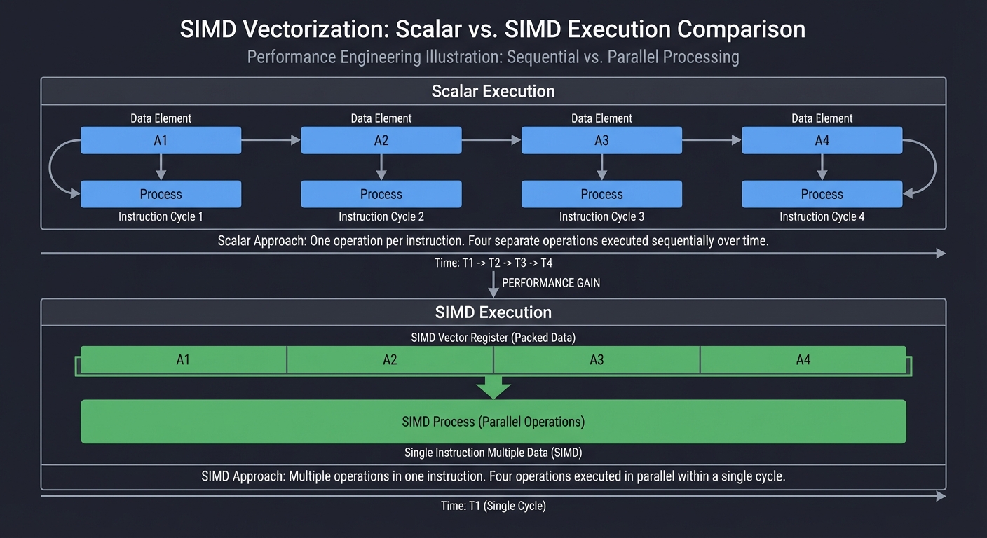 SIMD Vectorization - Scalar vs SIMD