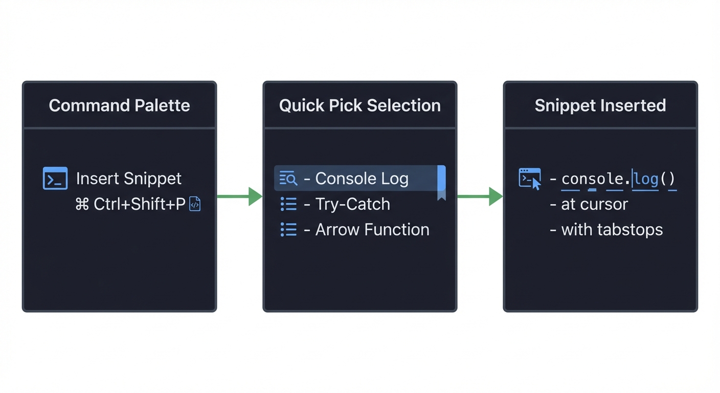 Snippet Insertion Flow