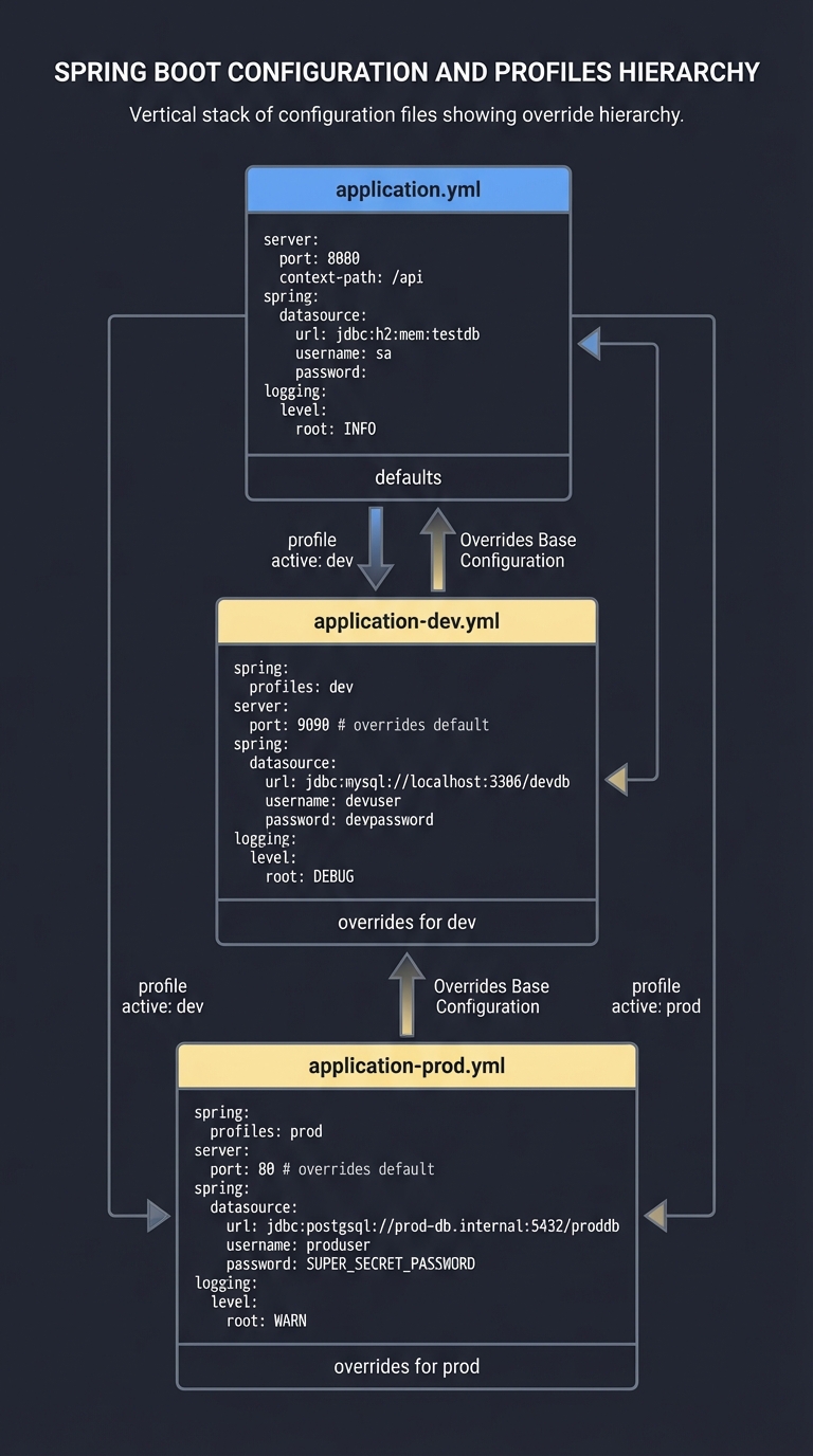 Spring Configuration Profiles Hierarchy