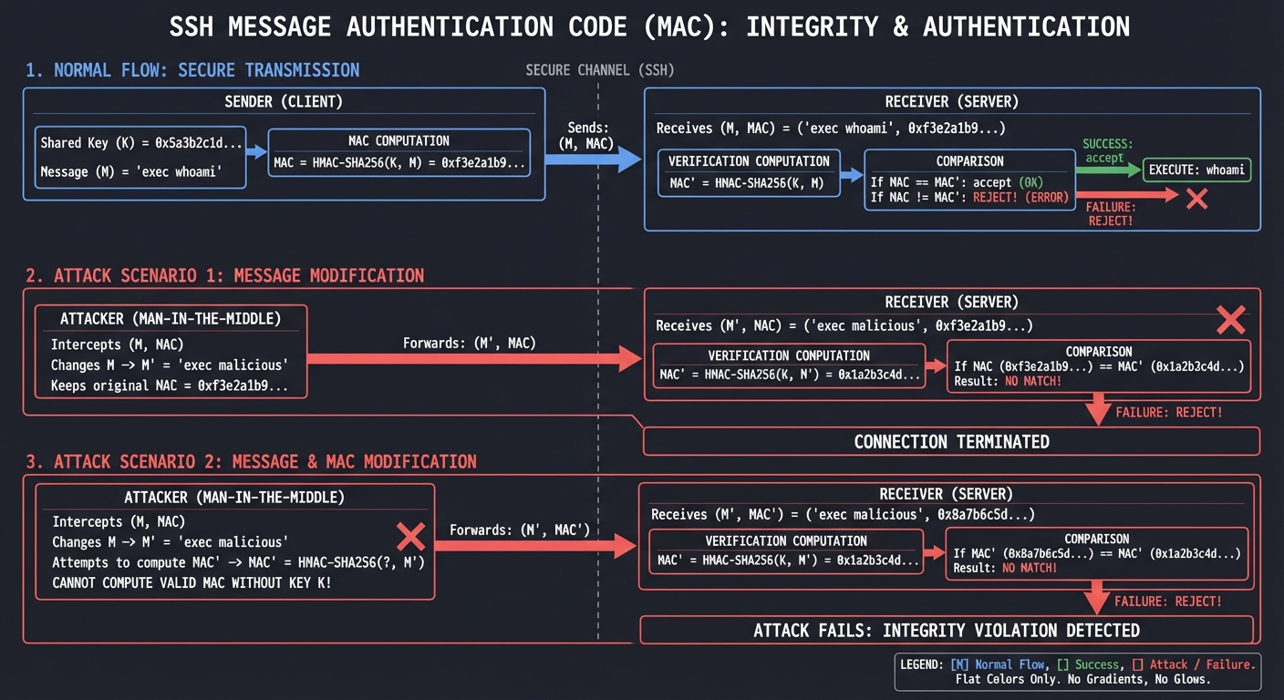 Message Authentication Code (MAC) for Integrity