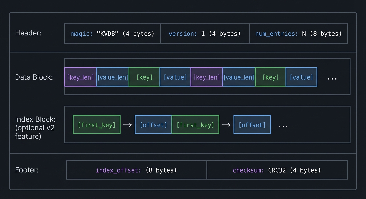 SSTable File Structure