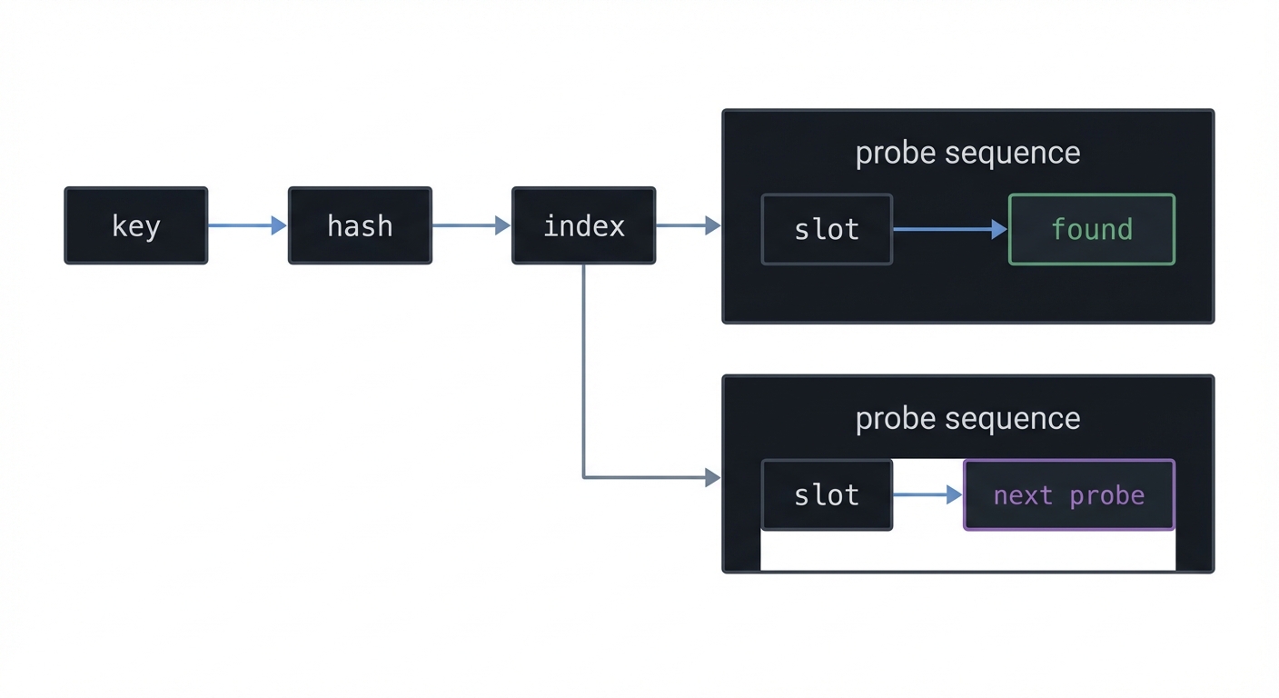 taocp hash probe flow